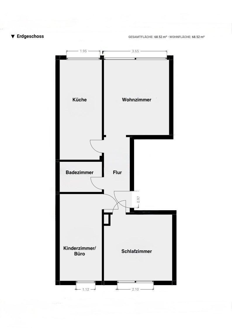 3-Zimmerwohnung, Garage und Gemeinschaftsgarten