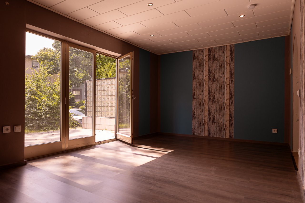 Wohnzimmer mit Blick auf Terasse Wohnzimmer mit Blick auf Terasse