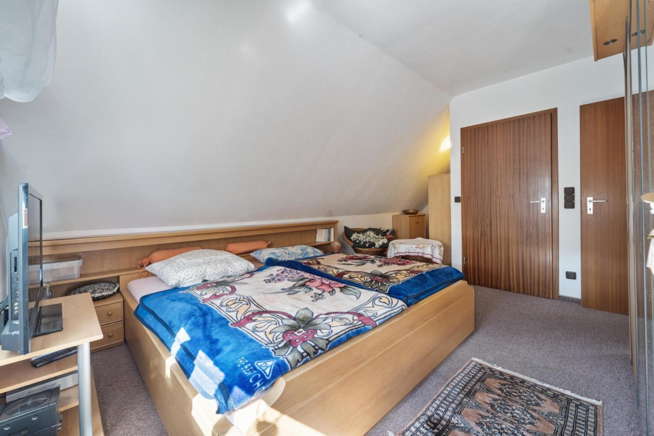 Schlafzimmer Spitzboden