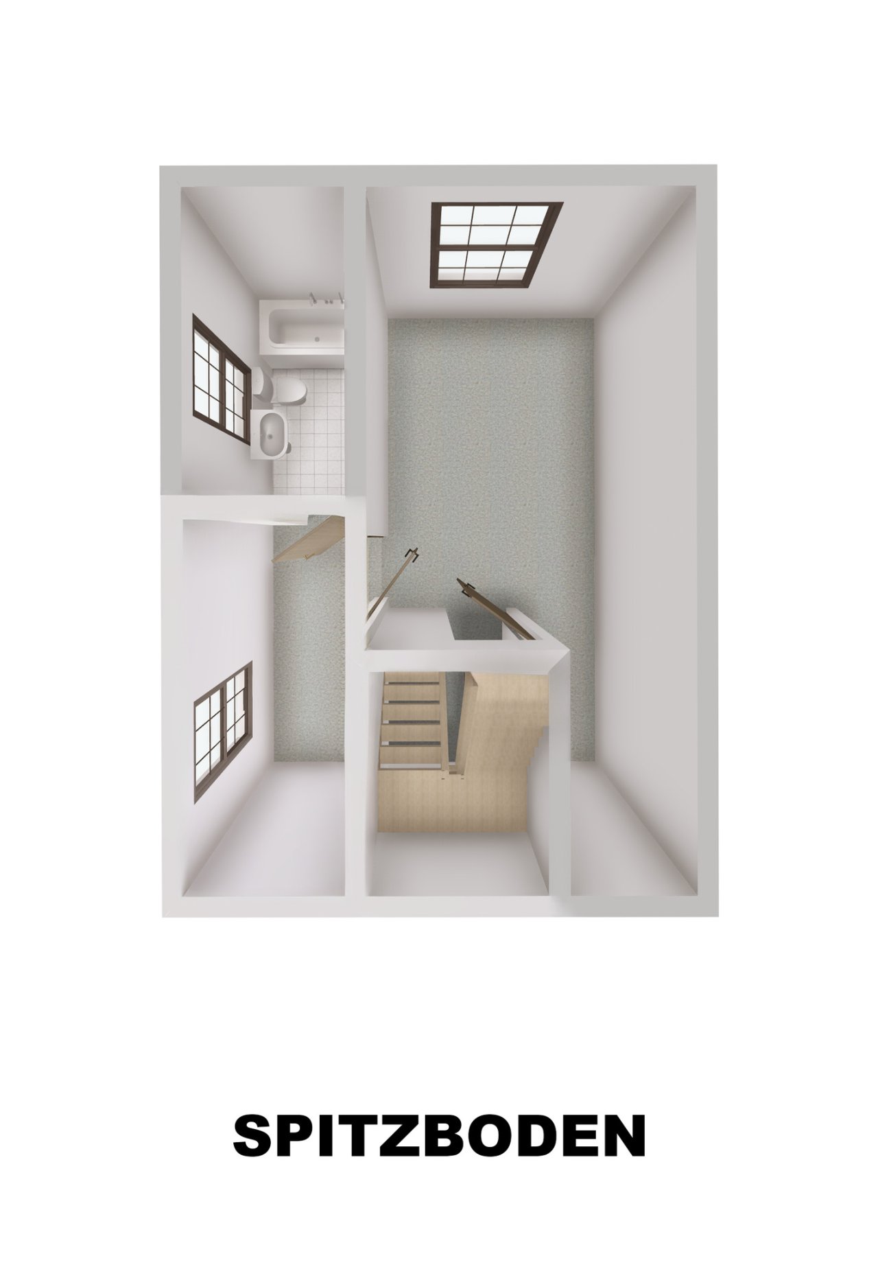 Grundriss Spitzboden