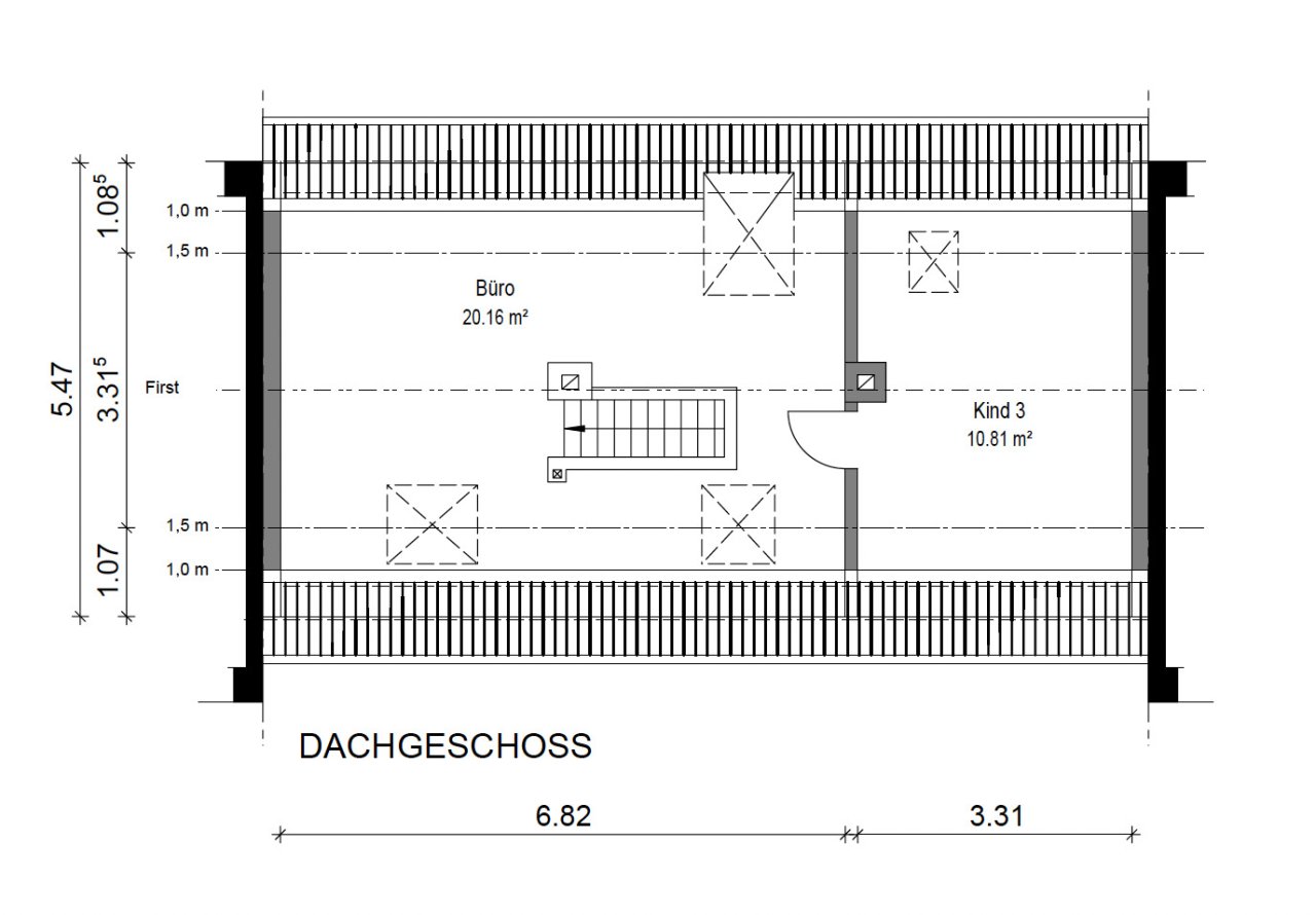 Grundriss Dachgeschoss