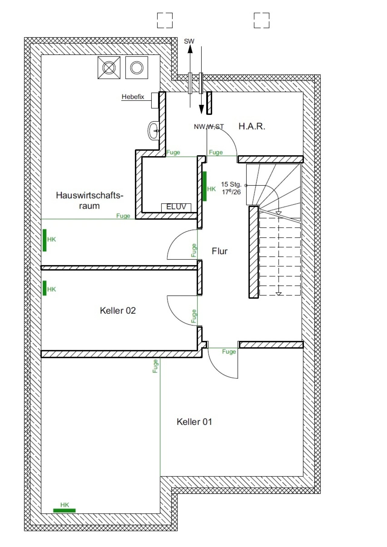 Grundriss Kellergeschoss