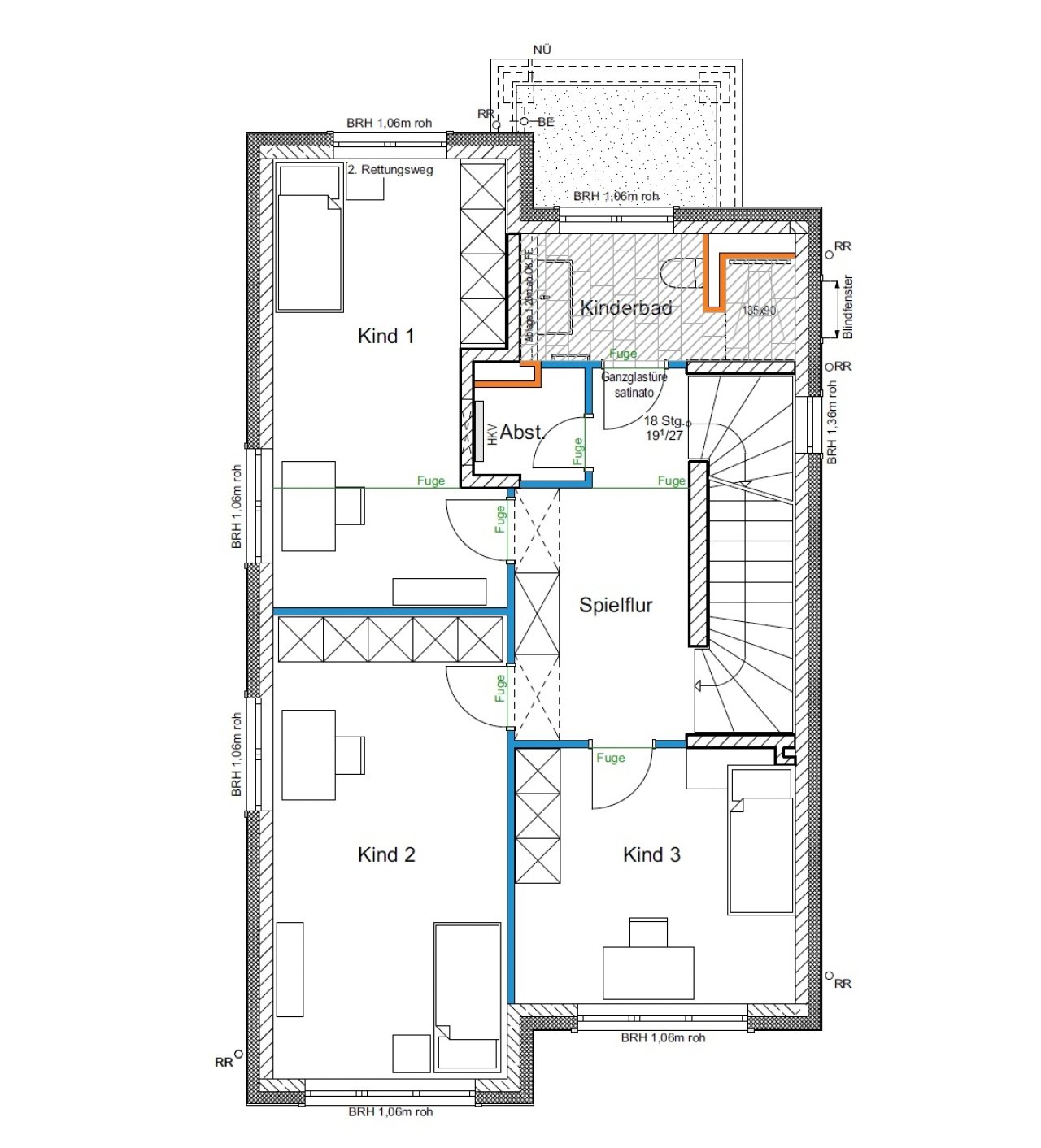 Grundriss Obergeschoss