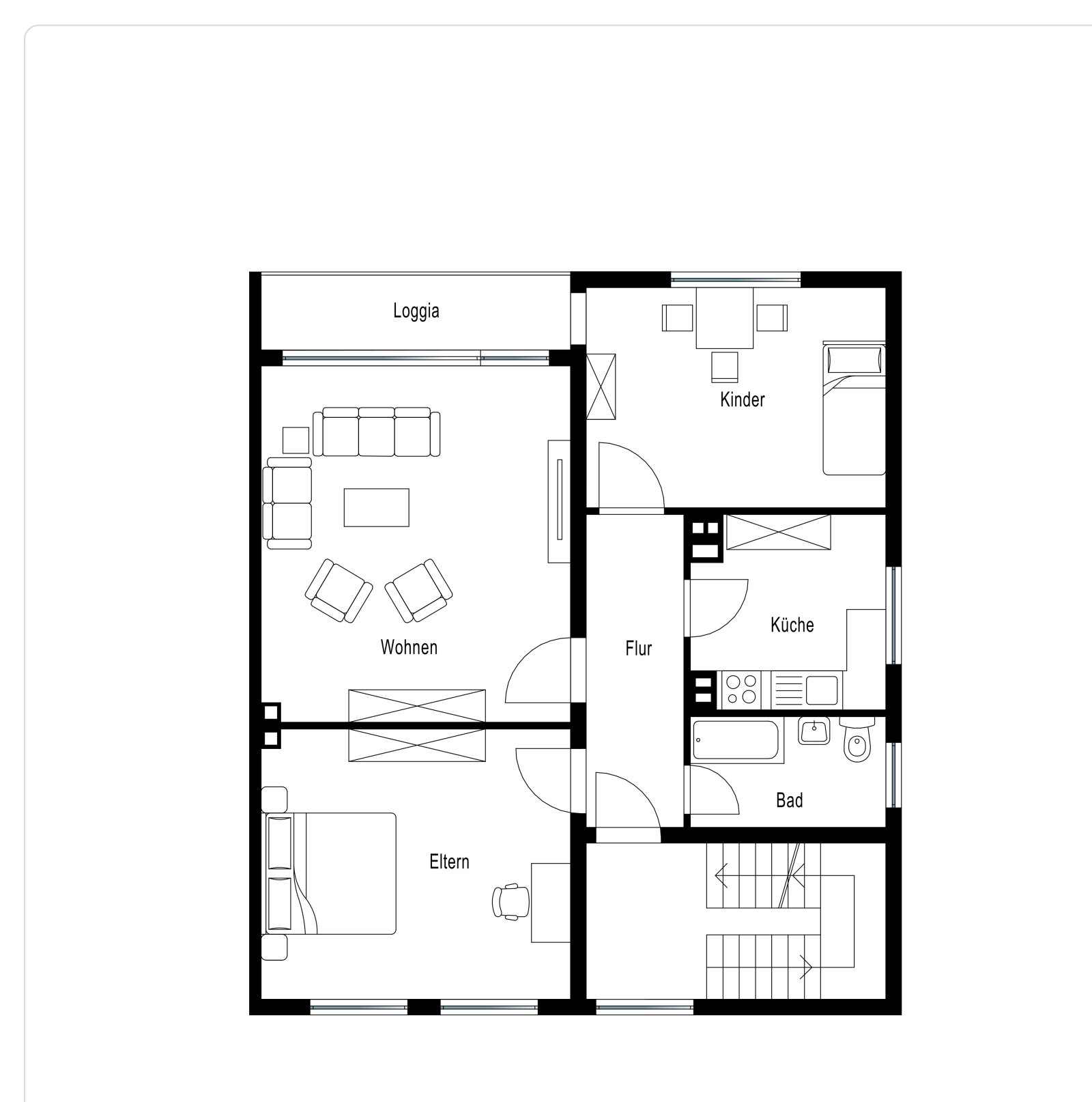 Grundriss 1.OG