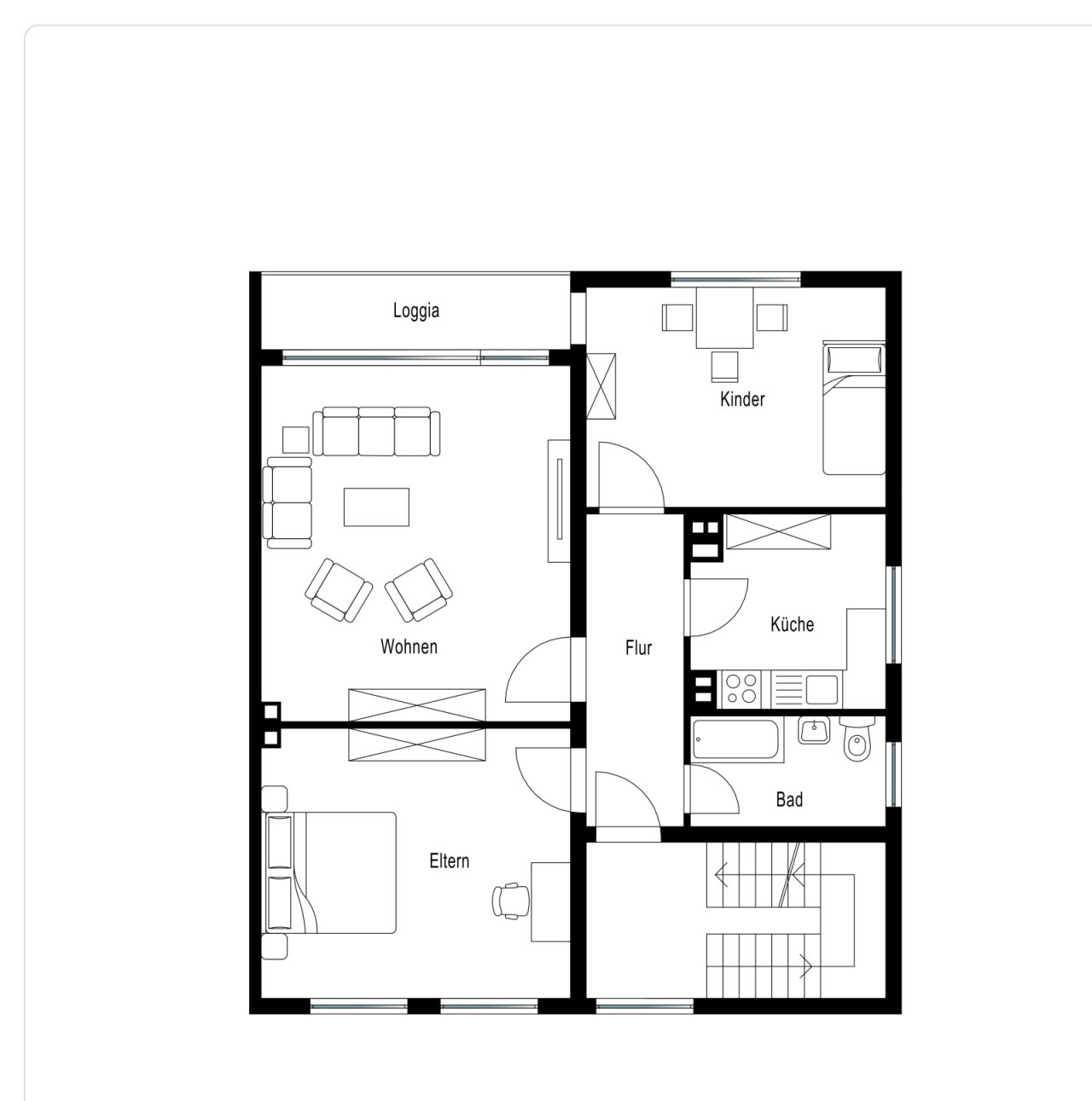 Grundriss 1.OG