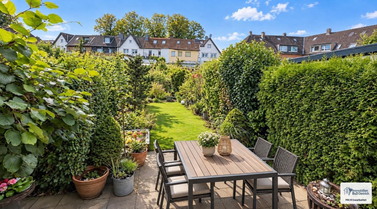 Garten mit Terrasse Garten mit Terrasse